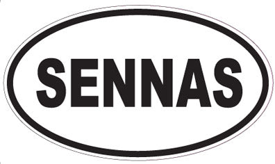SENNAS - Oval Sticker