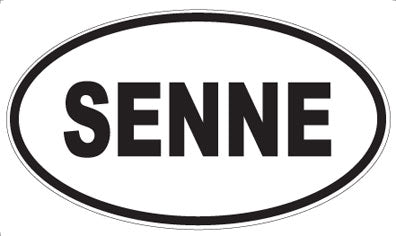 SENNE - Oval Sticker