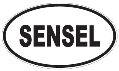 SENSEL - Oval Sticker