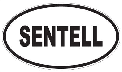 SENTELL - Oval Magnet