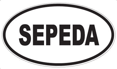SEPEDA - Oval Magnet