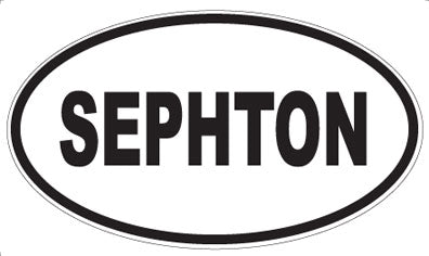 SEPHTON - Oval Sticker