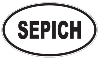 SEPICH - Oval Sticker