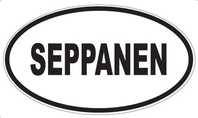 SEPPANEN - Oval Sticker
