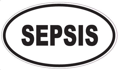 SEPSIS - Oval Sticker