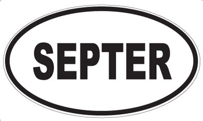 SEPTER - Oval Magnet