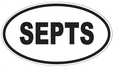 SEPTS - Oval Magnet