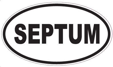 SEPTUM - Oval Sticker