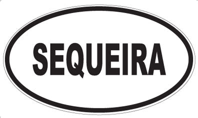 SEQUEIRA - Oval Sticker