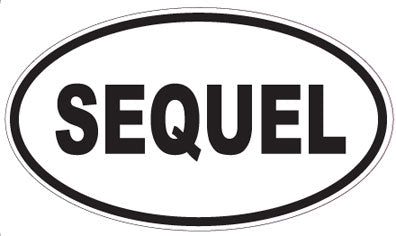 SEQUEL - Oval Sticker