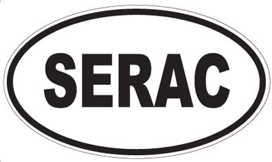SERAC - Oval Sticker