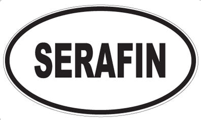 SERAFIN - Oval Sticker