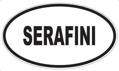 SERAFINI - Oval Sticker