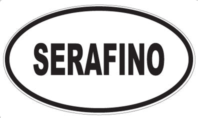 SERAFINO - Oval Sticker