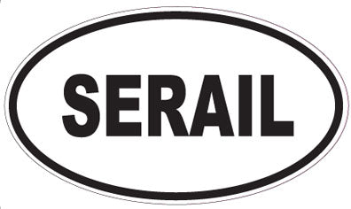 SERAIL - Oval Sticker