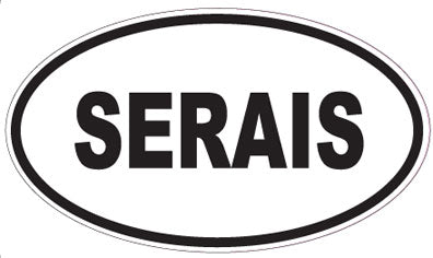 SERAIS - Oval Sticker