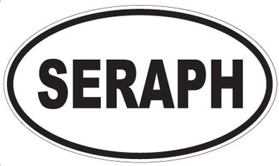 SERAPH - Oval Sticker