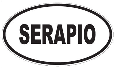 SERAPIO - Oval Sticker