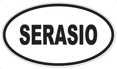 SERASIO - Oval Sticker