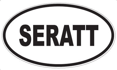 SERATT - Oval Sticker