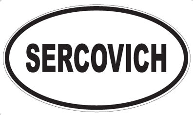 SERCOVICH - Oval Magnet