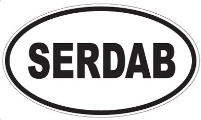SERDAB - Oval Sticker