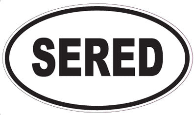 SERED - Oval Sticker