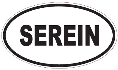 SEREIN - Oval Sticker