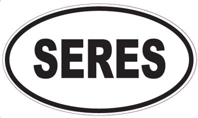 SERES - Oval Sticker