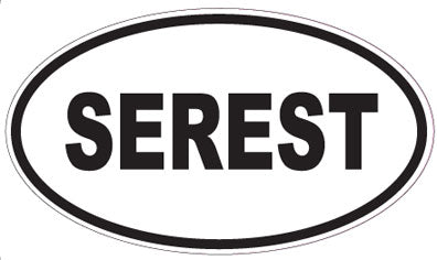 SEREST - Oval Sticker