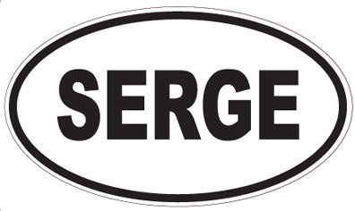 SERGE - Oval Magnet