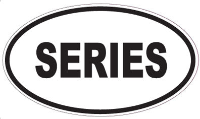 SERIES - Oval Sticker