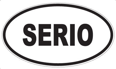 SERIO - Oval Magnet