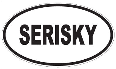 SERISKY - Oval Sticker