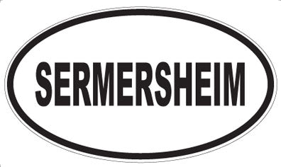 SERMERSHEIM - Oval Magnet