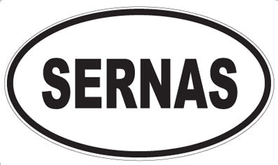 SERNAS - Oval Magnet