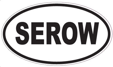 SEROW - Oval Magnet