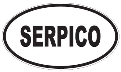 SERPICO - Oval Magnet