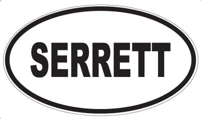 SERRETT - Oval Magnet