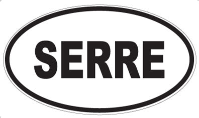 SERRE - Oval Magnet