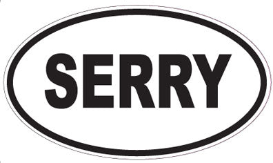 SERRY - Oval Magnet