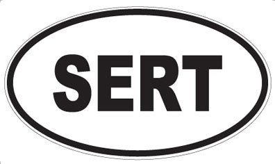 SERT - Oval Sticker