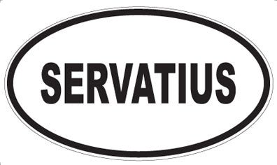 SERVATIUS - Oval Magnet