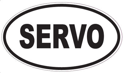 SERVO - Oval Sticker