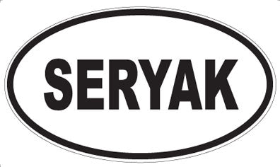 SERYAK - Oval Sticker