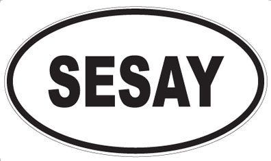 SESAY - Oval Magnet