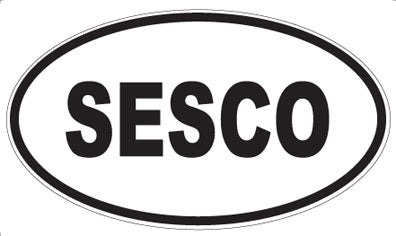 SESCO - Oval Sticker