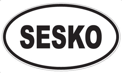 SESKO - Oval Sticker
