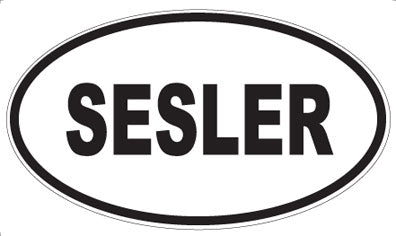 SESLER - Oval Magnet