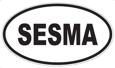 SESMA - Oval Sticker